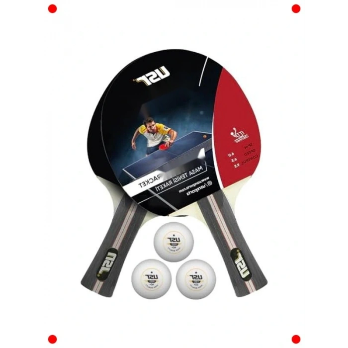 Masa Tenisi Başlangıç Seti (2 Raket, 3 Top)