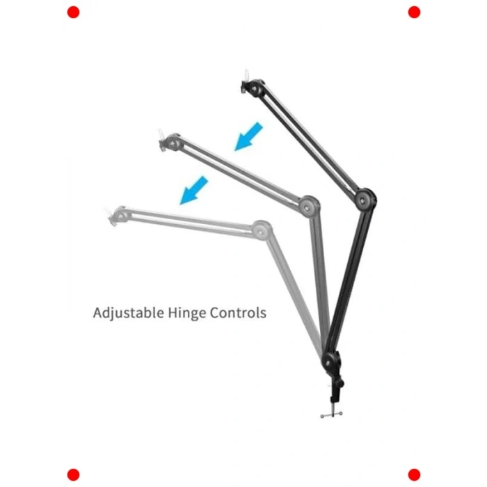 Masa Tipi Mikrofon Standı - Ayarlanabilir Kol