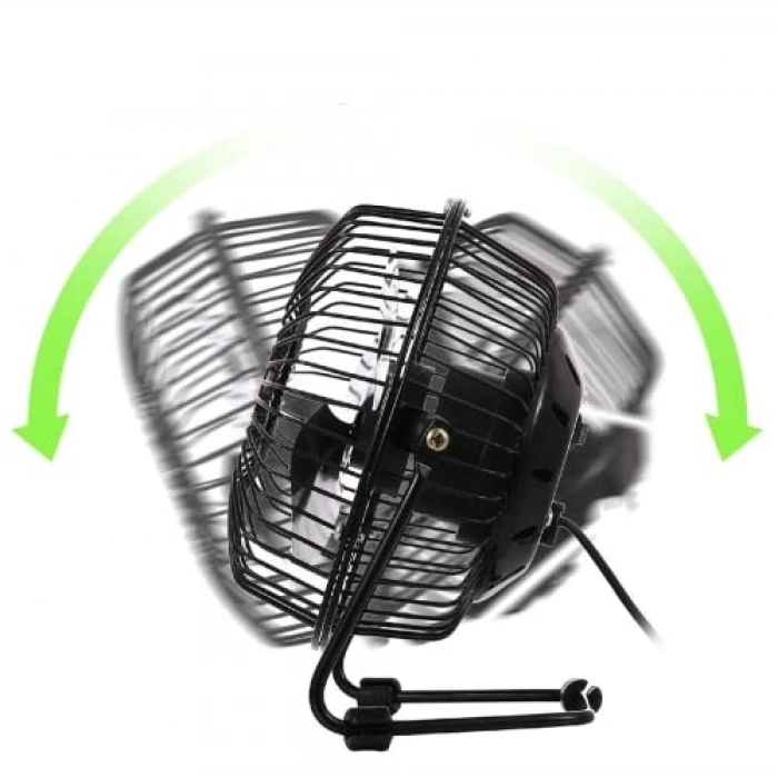 Masa Üstü USB Fan Soğutucu Vantilatör, Metal Tasarım