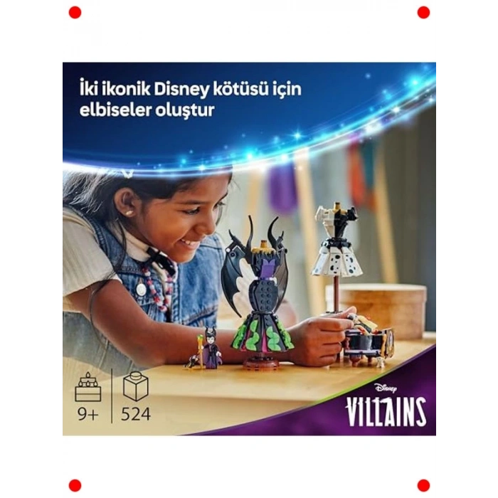 Masal Kötüleri Giysileri Yapım Seti - 524 Parça