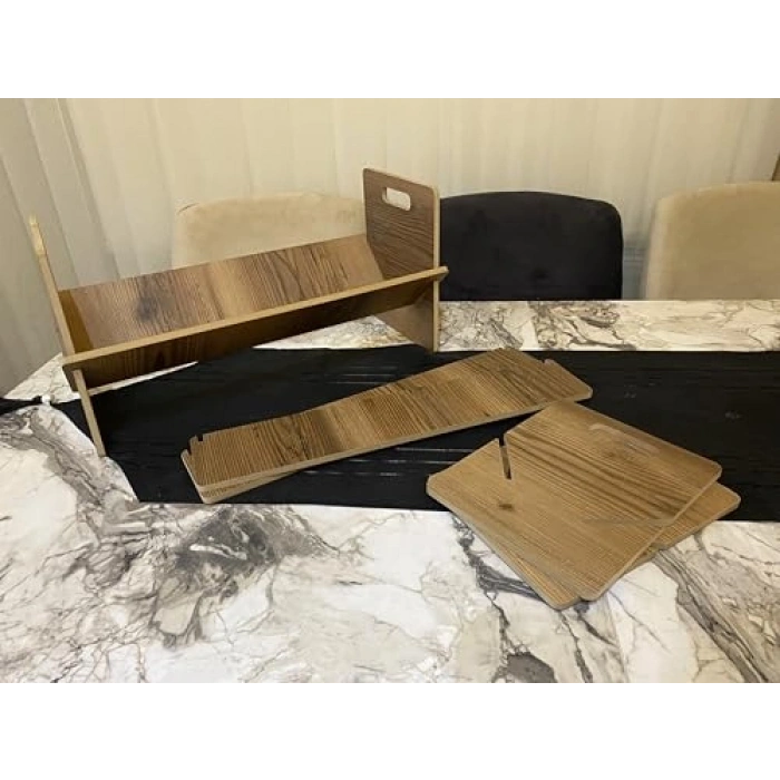 Masaüstü Kitap Düzenleyici - 50 cm, Şık Tasarım