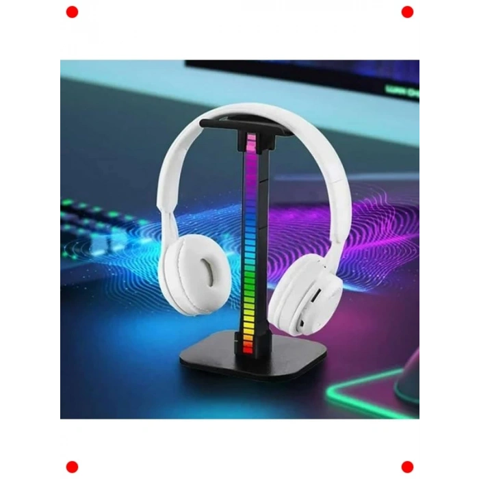 Masaüstü Oyuncu Kulaklık RGB Standı