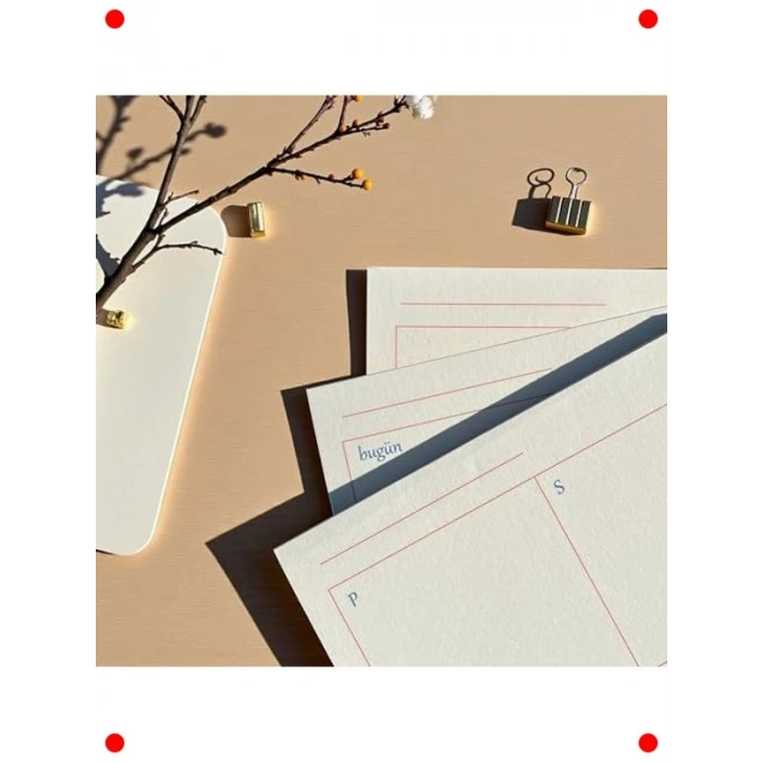 Masaüstü Planlayıcı Seti - Bugün & Yarın & Haftalık