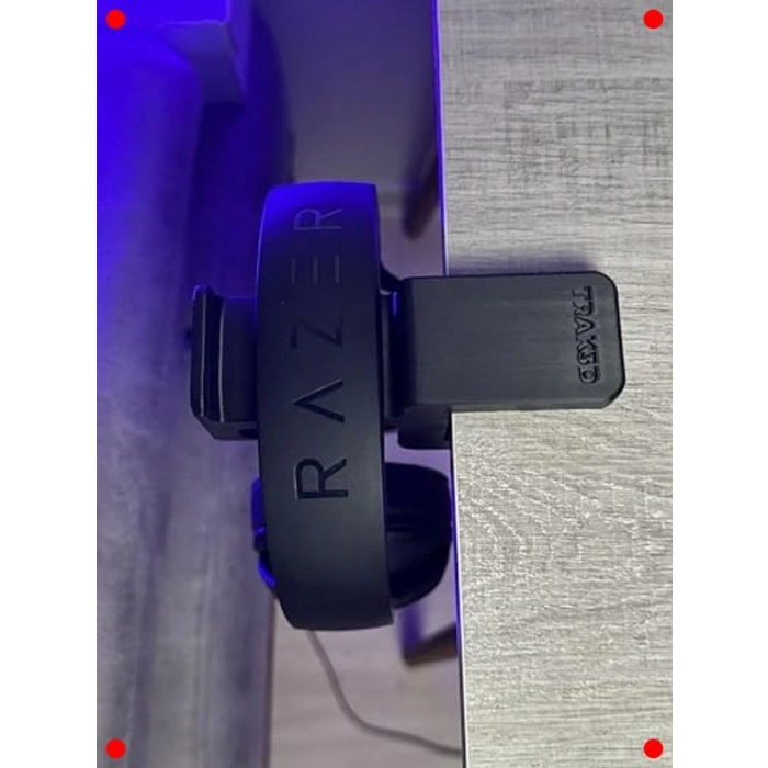 Masaüstü Premium Kulaklık Askı Standı - Siyah