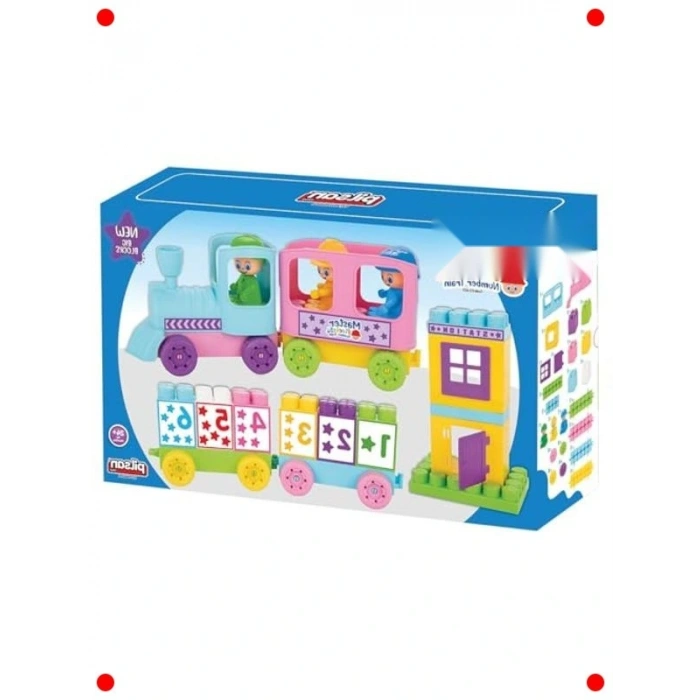 Master Blok Rakamlı Tren Seti