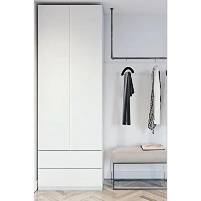 Mat Beyaz Yapışkanlı Folyo, 61 cm x 4 m