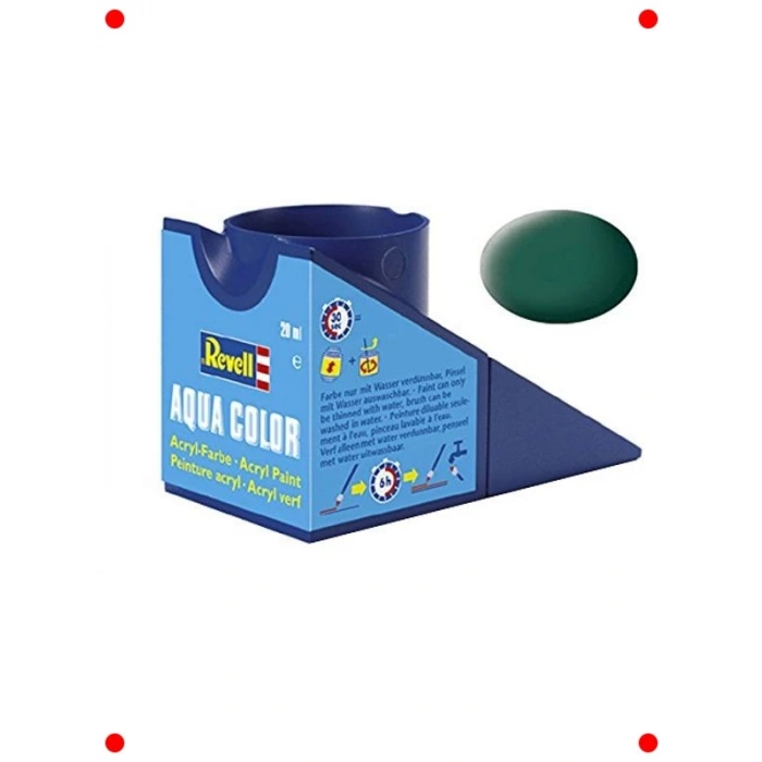 Mat Deniz Yeşili Maket Boyası - 18 ml