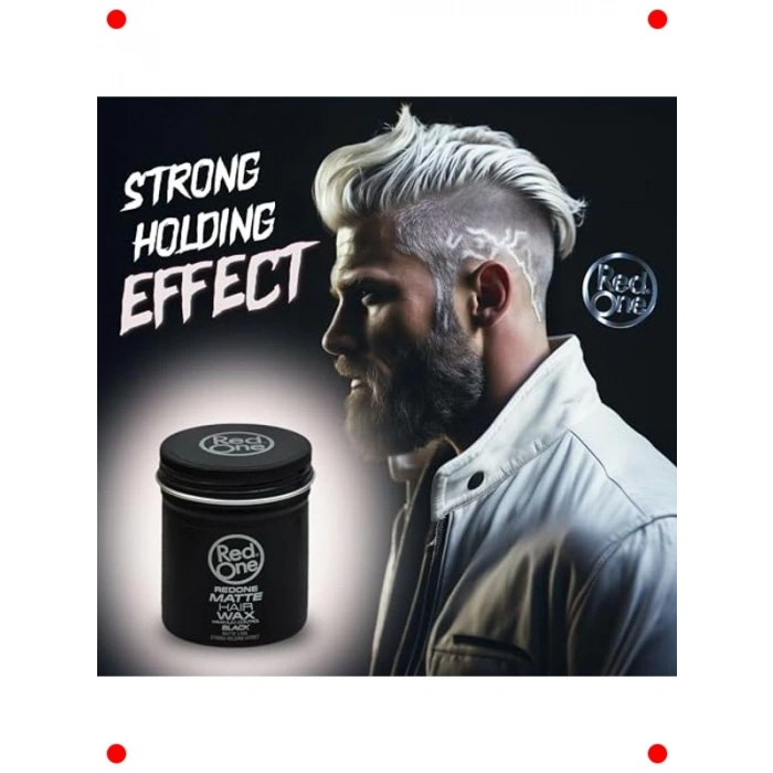 Mat Görünümlü Saç Waxı Siyah 100 ml