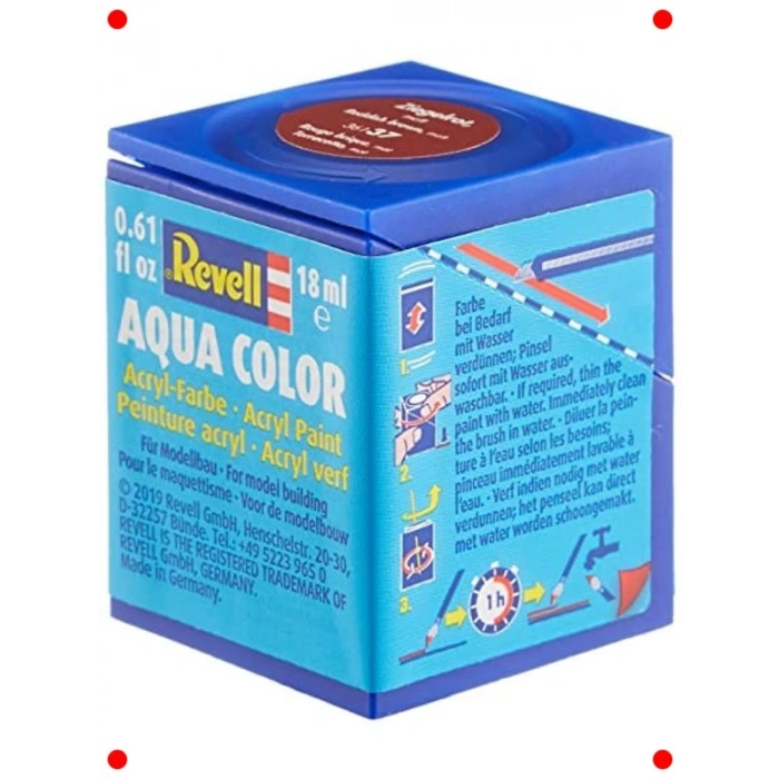 Mat Kızıl Kahve Maket Boyası 18 ml