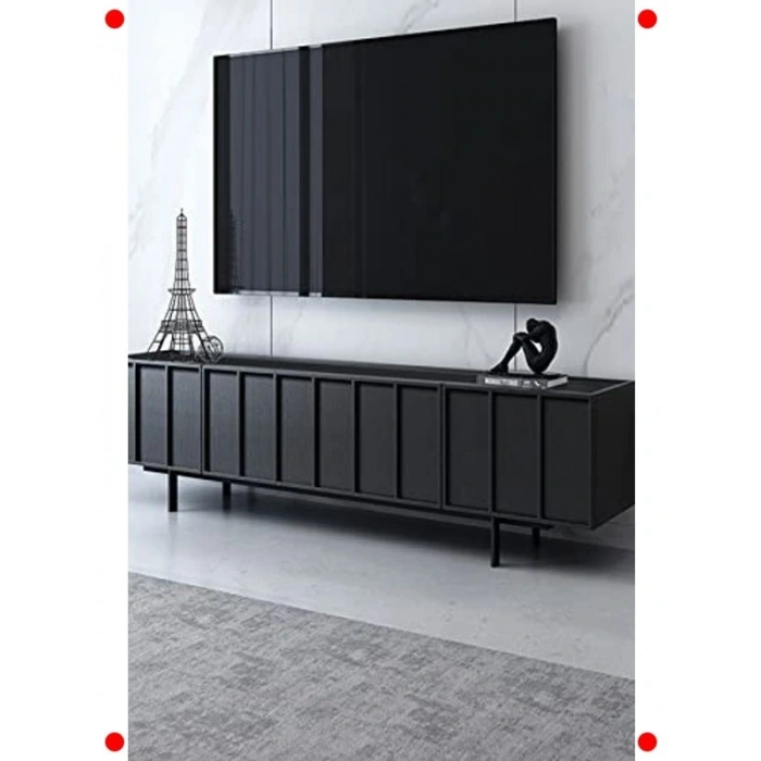 Mat Siyah Kendinden Yapışkanlı Kaplama Folyosu 122x100cm