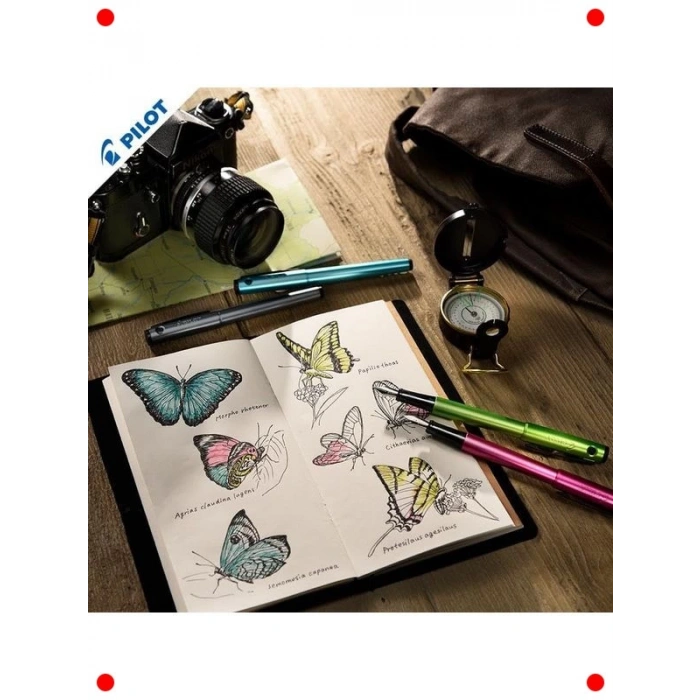 Mat Siyah Orta Uçlu Roller Kalem