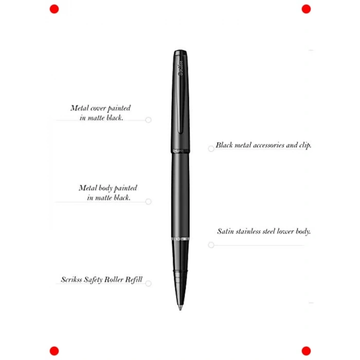 Mat Siyah Roller Kalem