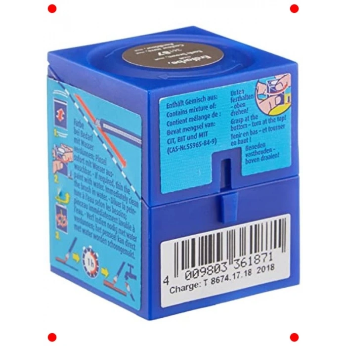 Mat Toprak Kahvesi Su Bazlı Maket Boyası 18ml