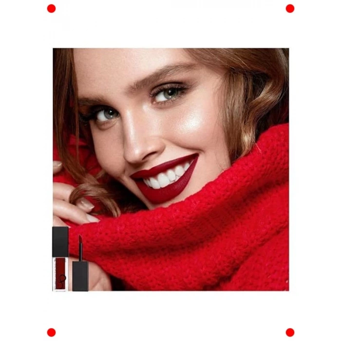 Mat ve Kalıcı Likit Ruj - Yoğun Mor Ton