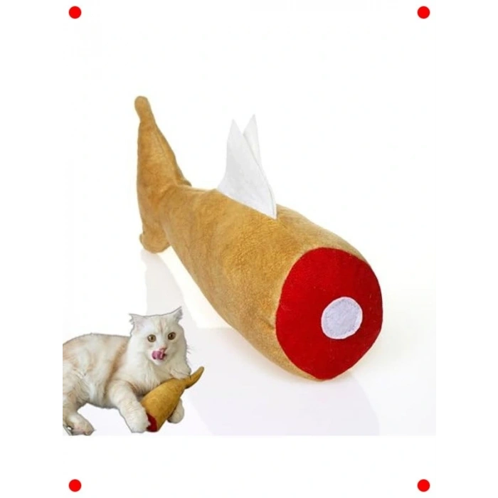 Matatabi Balık Şekilli Kedi Oyuncağı (Bol Sesli)