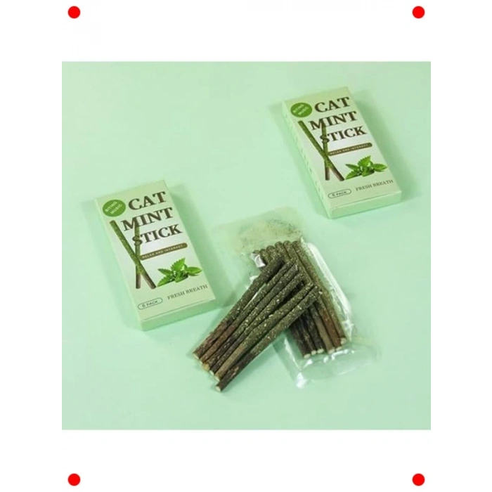 Matatabi Kedi Diş Bakım Çubuğu - 6lı Paket