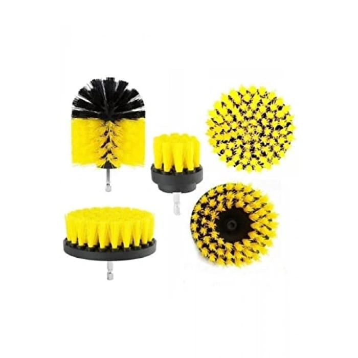 Matkap Ucuna Takılan 3lü Tezleme Fırça Seti