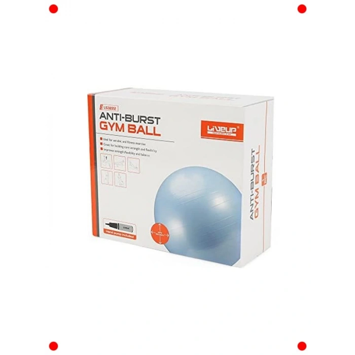 Mavi Egzersiz Topu - Çok Amaçlı Fitness Topu