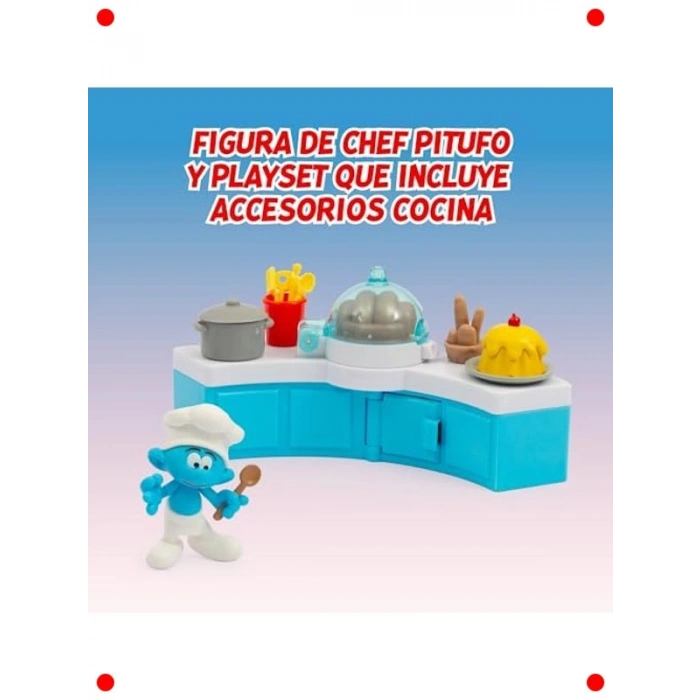 Mavi Figür Şef Mini Mutfak Seti - Çocuk Oyuncağı