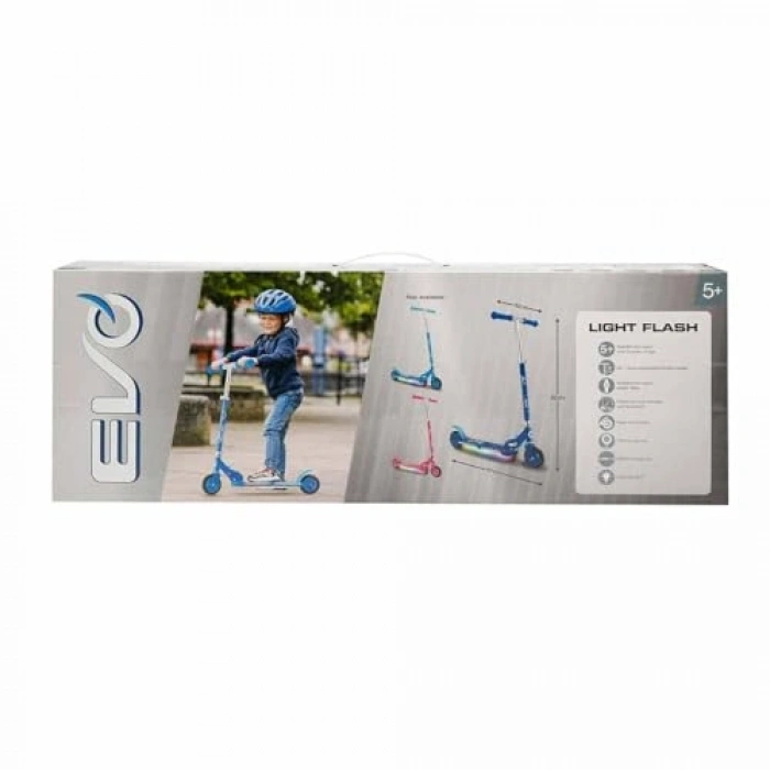 Mavi Işıklı 2 Tekerlekli Scooter ile Eğlenceli Yolculuk
