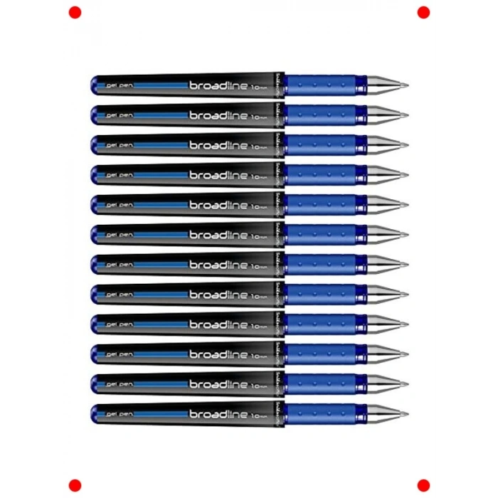 Mavi Jel Kalem Seti (1.0 mm, 12li)