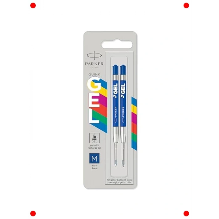 Mavi Jel Kalem Yedek, Orta Uç, 2li Set