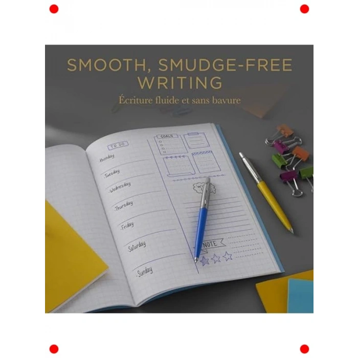 Mavi Jel Kalem Yedek, Orta Uç, 2li Set