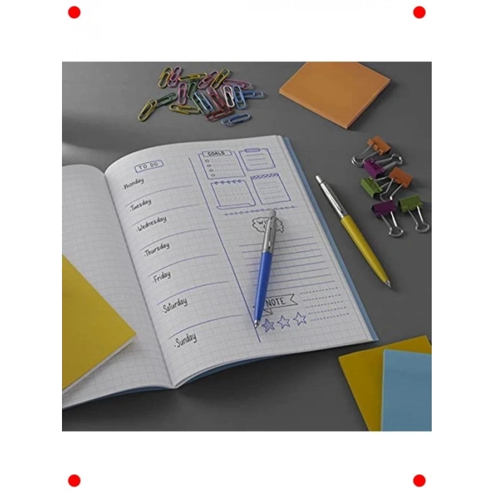 Mavi Jel Kalem Yedek, Orta Uç, 2li Set