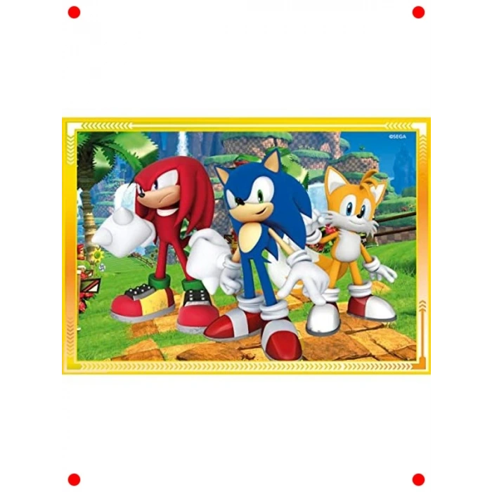 Mavi Kirpi Karakterli Yapboz