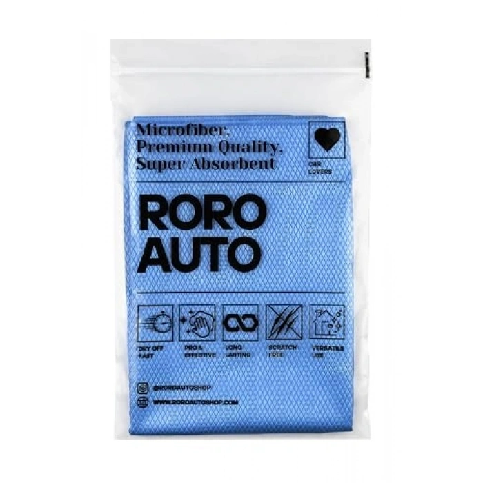 Mavi Krofer Yıkama ve Kurulama Seti, 3 Parça