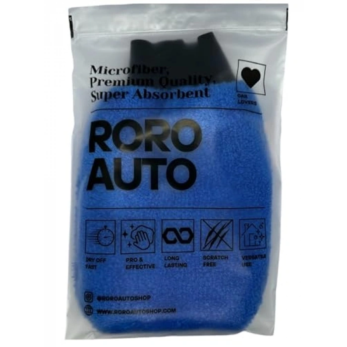 Mavi Krofer Yıkama ve Kurulama Seti, 3 Parça