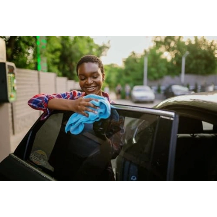 Mavi Krofer Yıkama ve Kurulama Seti, 3 Parça