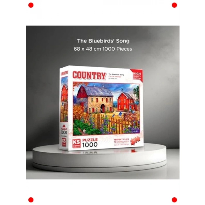 Mavi Kuşların Şarkısı 1000 Parça Yapboz