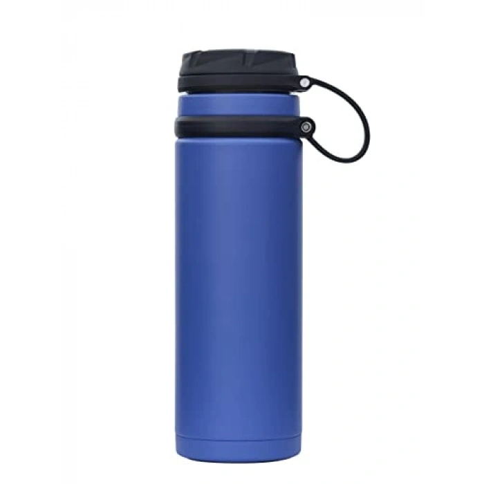 Mavi Renkli Vakumlu Termos, 700 ml Kapasite, Isı Koruma