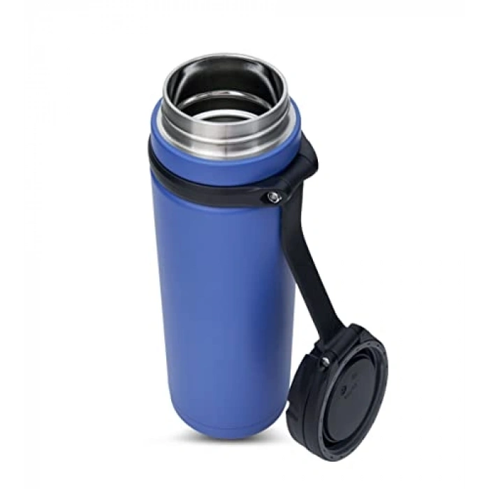 Mavi Renkli Vakumlu Termos, 700 ml Kapasite, Isı Koruma
