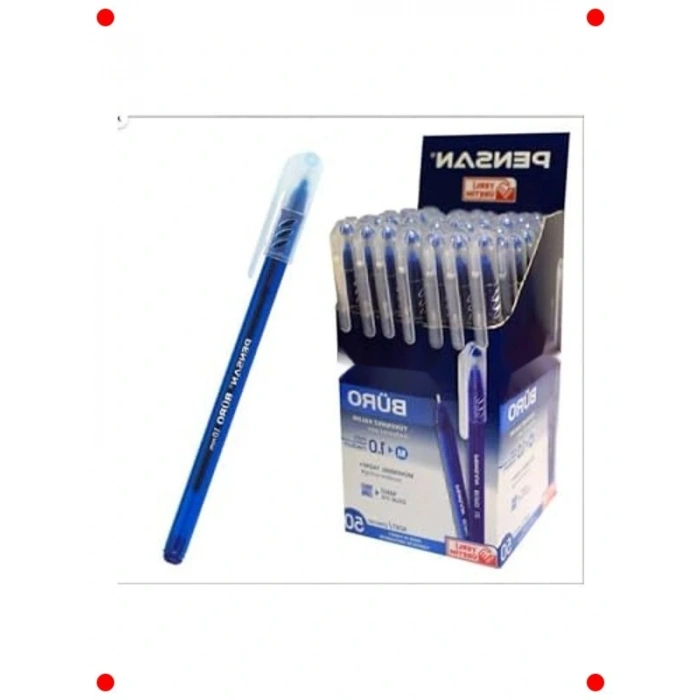 Mavi Tükenmez Kalem Seti, 1.0 mm, 12 Adet