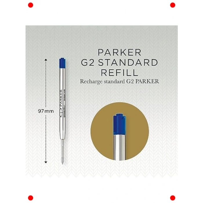 Mavi Tükenmez Kalem Yedeği | Orta Uç | Pürüzsüz Yazım