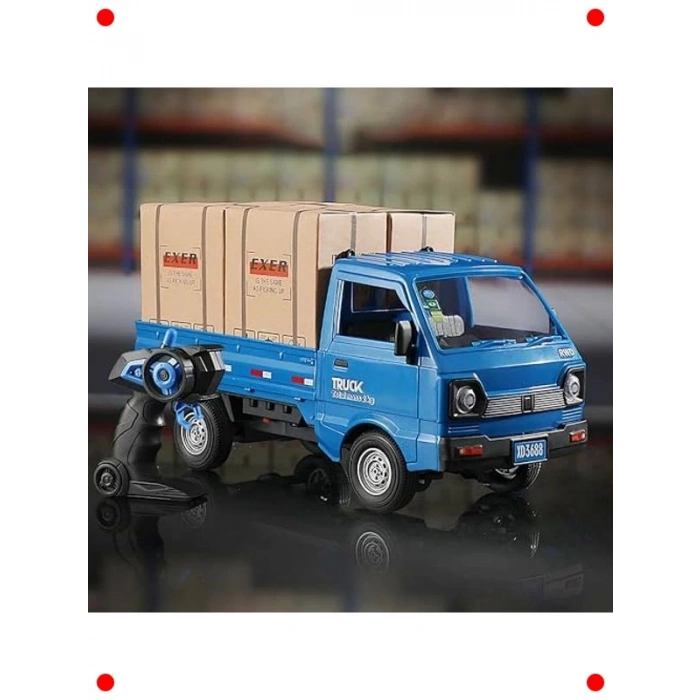 Mavi Uzaktan Kumandalı Buharlı Yük Kamyonu