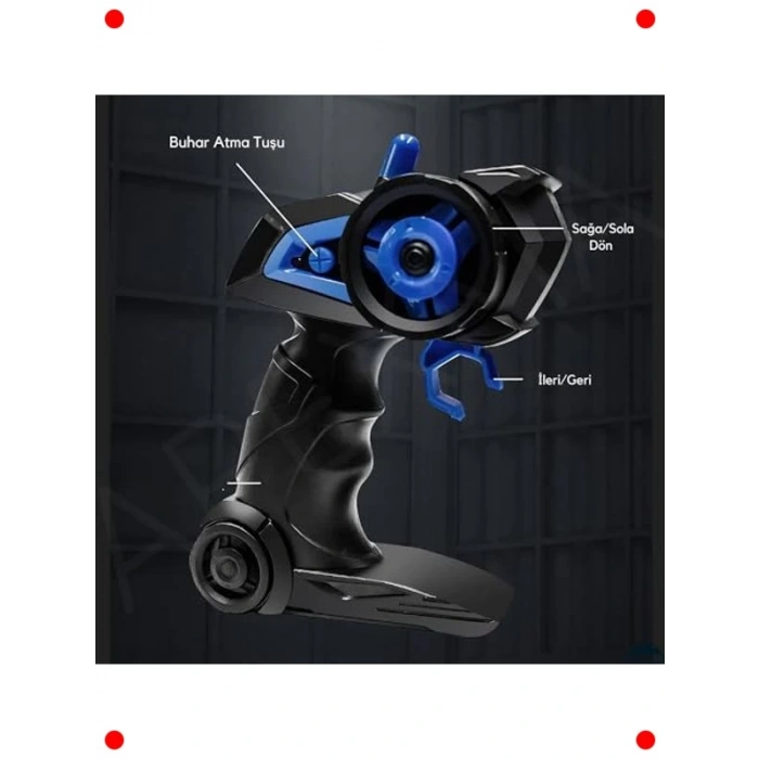 Mavi Uzaktan Kumandalı Buharlı Yük Kamyonu