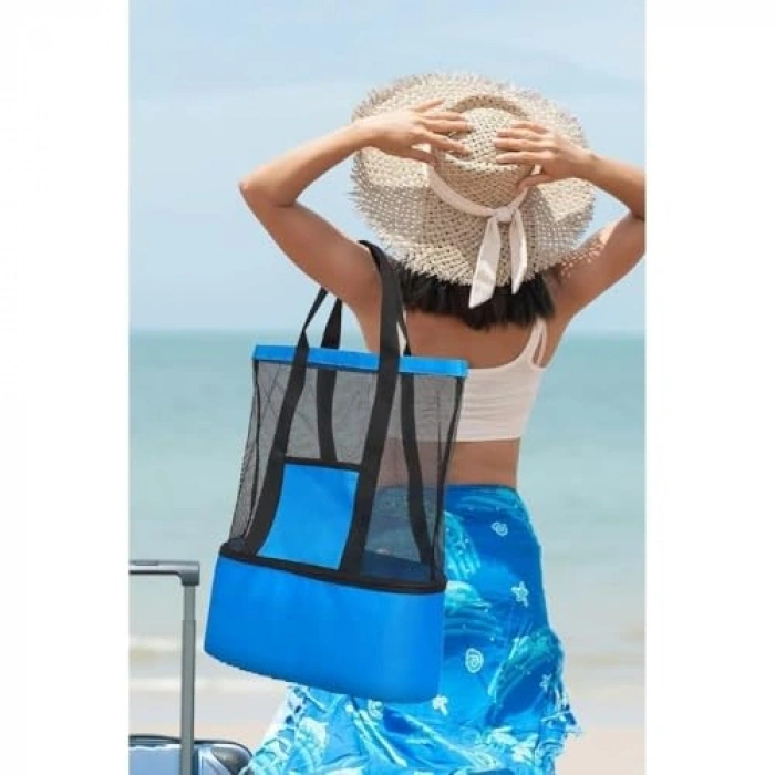 Mavi Yalıtımlı Termos Çanta, İçecek Taşıma