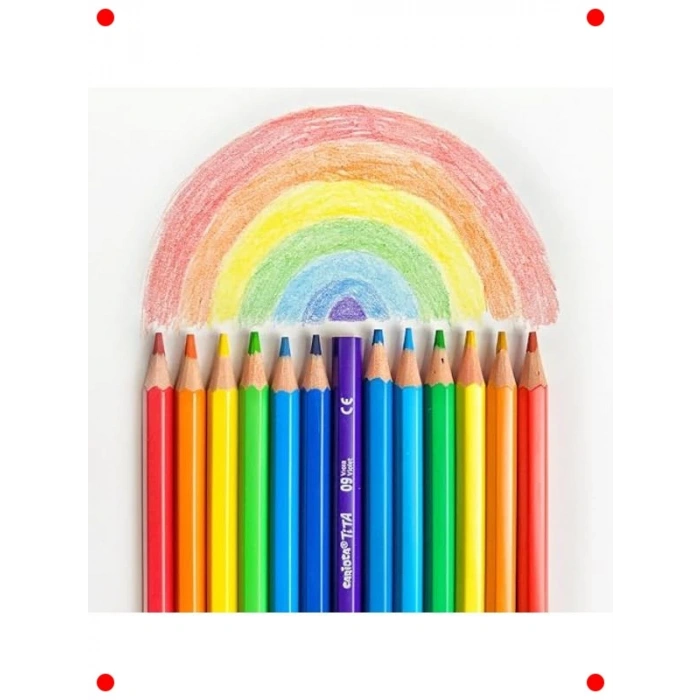 Maxi Kuru Boya Kalemi Seti - 80li Gökkuşağı Renkleri