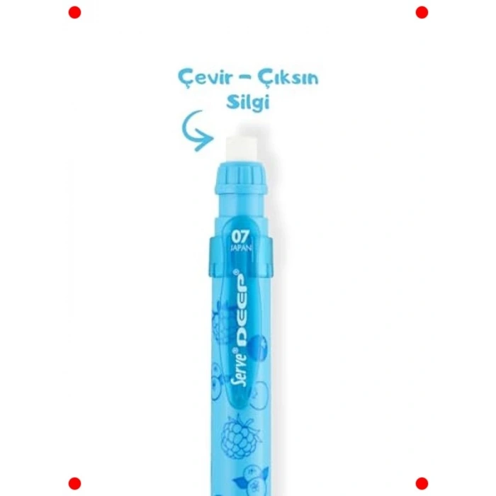 Mekanik Kurşun Kalem - 0.7mm, Fosforlu Renkler