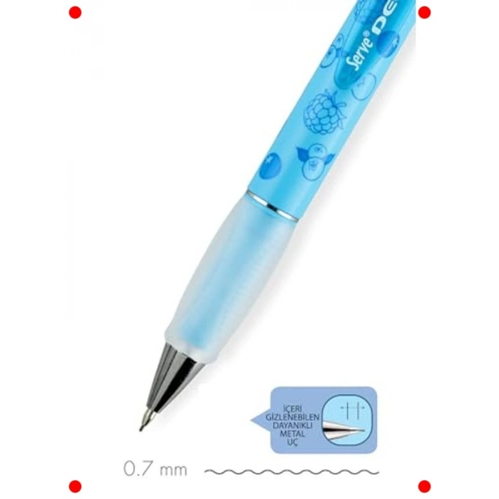 Mekanik Kurşun Kalem - 0.7mm, Fosforlu Renkler