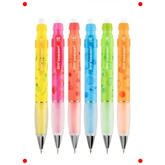 Mekanik Kurşun Kalem - 0.7mm, Fosforlu Renkler