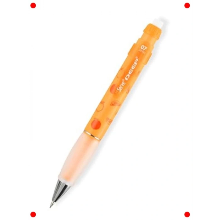 Mekanik Kurşun Kalem 0.7mm, Fosforlu Turuncu