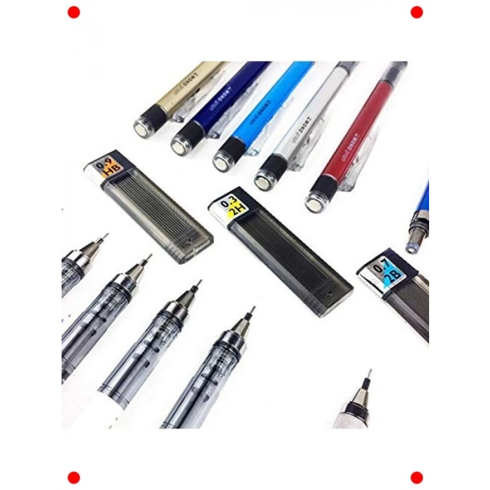 Mekanik Kurşun Kalem Ucu, 0.9mm, HB, 12li Tüp