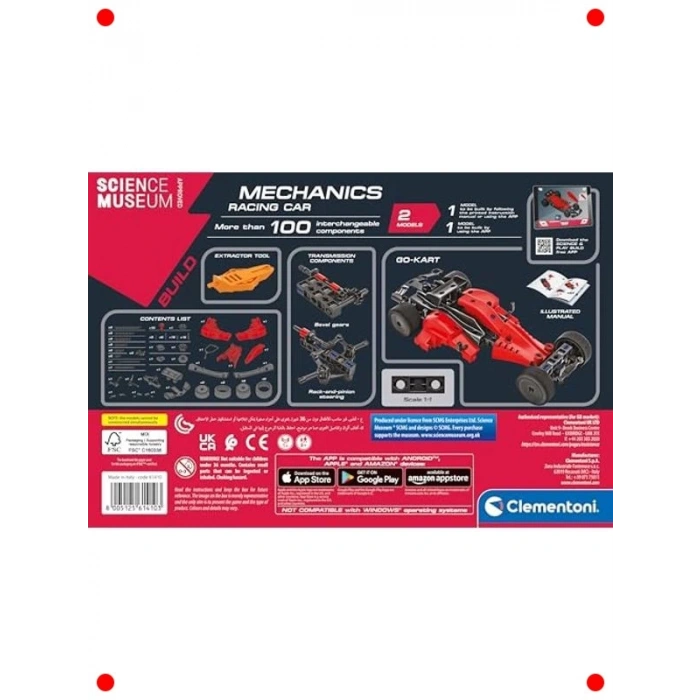 Mekanik Laboratuvarı Yarış Arabası Seti