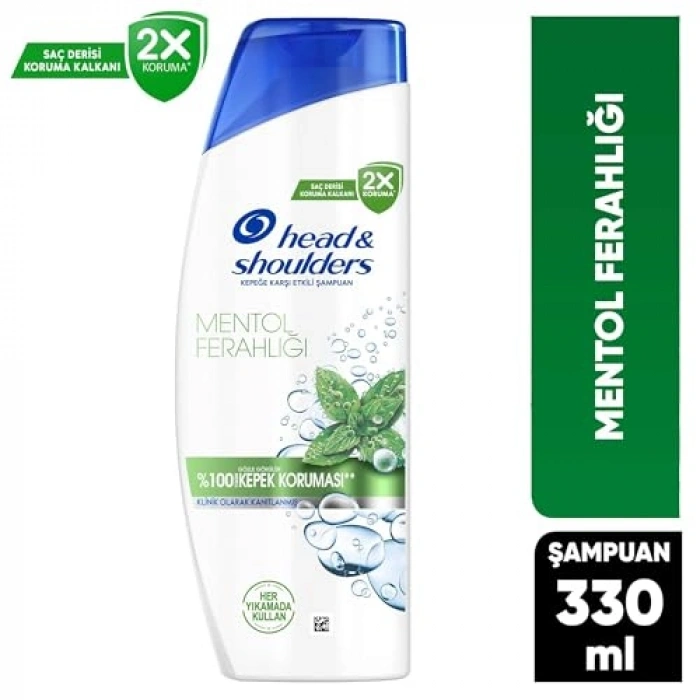 Mentol Ferahlığı Sunan Kepek Şampuanı - 330 ml
