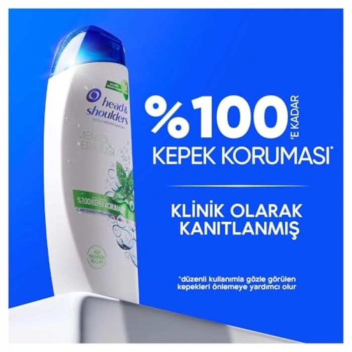 Mentol Ferahlığı Sunan Kepek Şampuanı - 330 ml