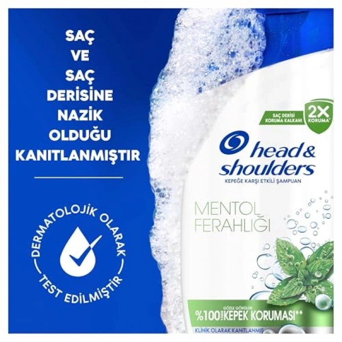 Mentol Ferahlığı Sunan Kepek Şampuanı - 330 ml